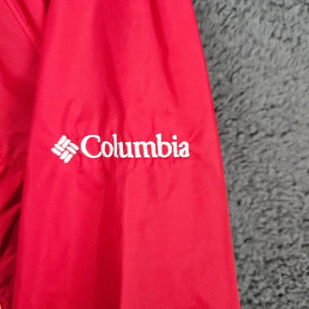 Columbia University of Georgia Jacket Mens M Packable Red Black‎